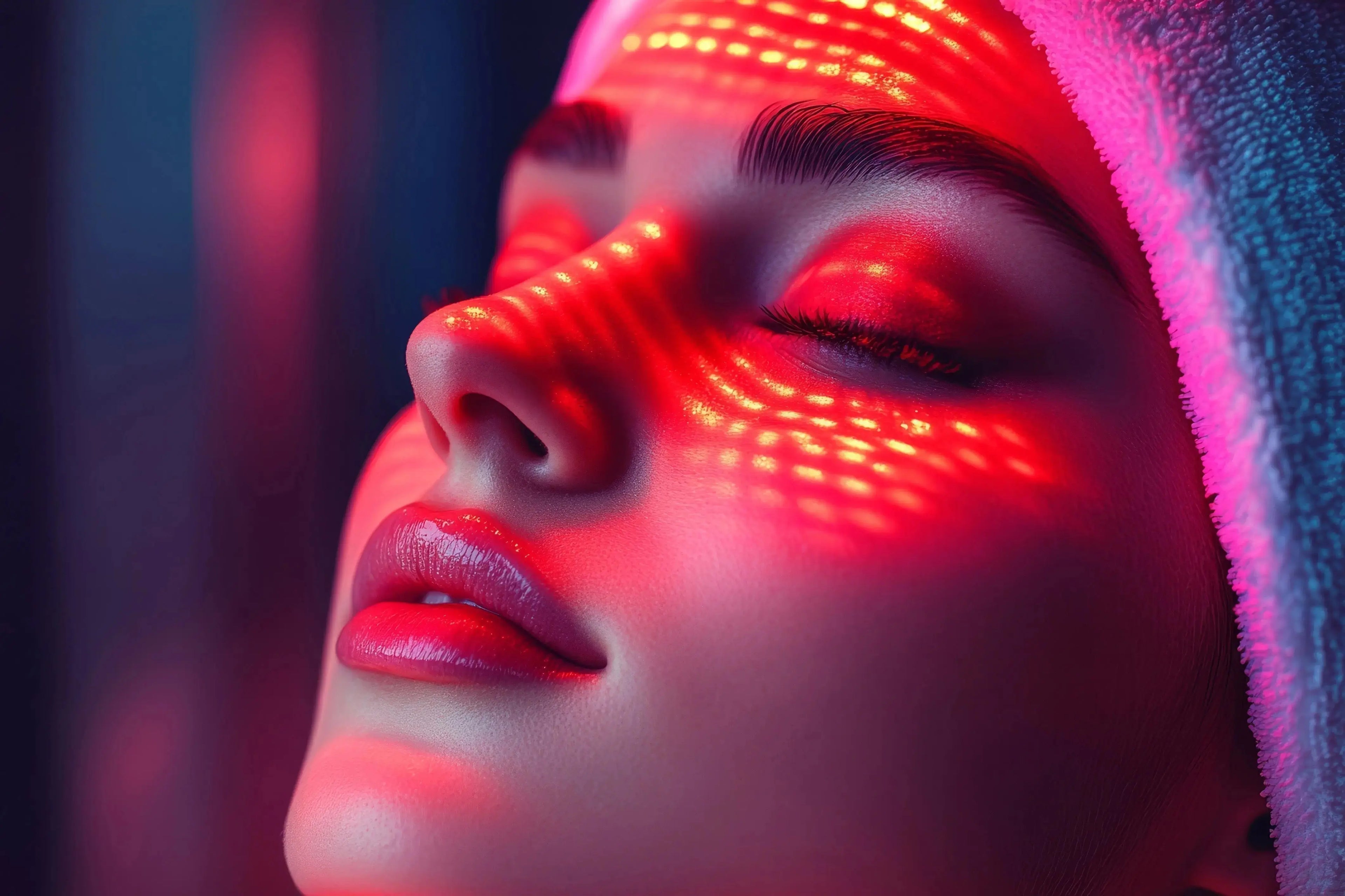 Skin Exposure with photobiomodulation @ 630nm red light