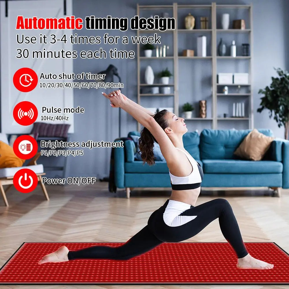 Light Red Mat Red light Mat, single